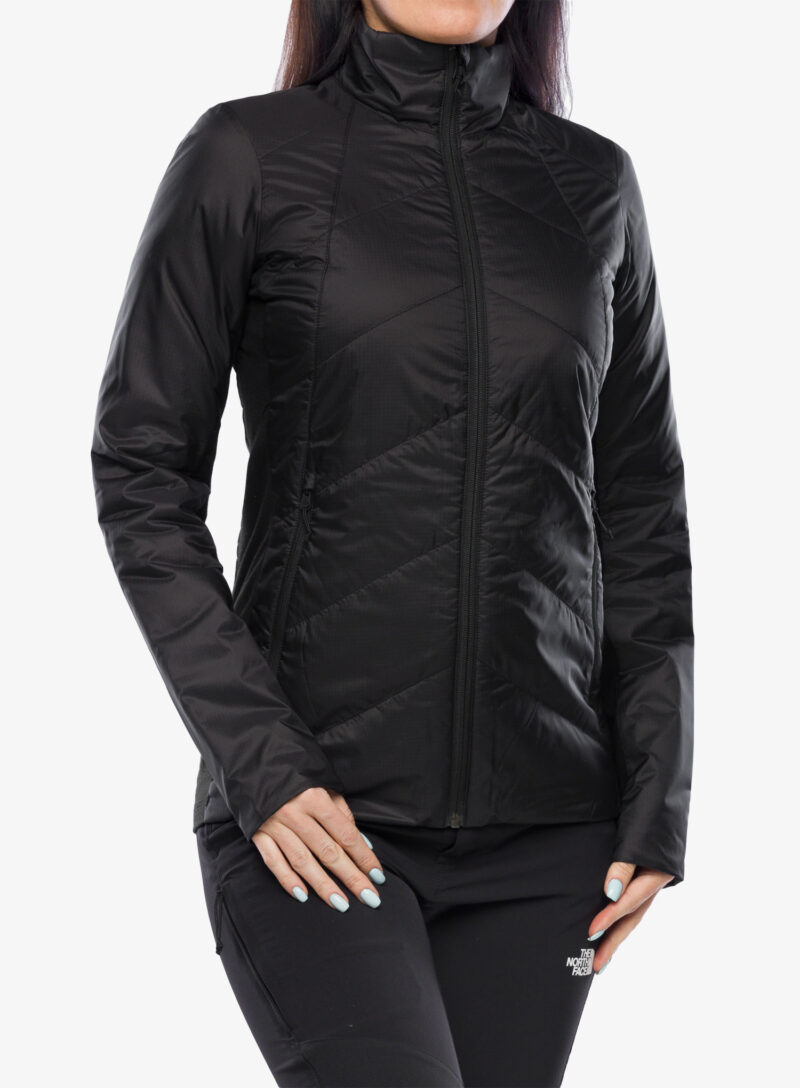 Geaca hibridă femei Icebreaker Helix Jacket - black