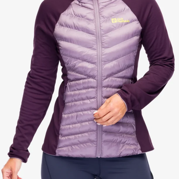 Geaca hibridă femei Jack Wolfskin Routeburn Pro Hybrid - wild blossom