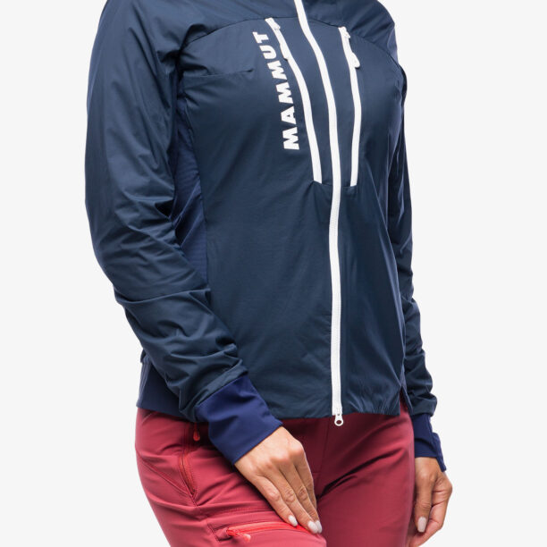 Cumpăra Geaca hibridă femei Mammut Aenergy IN Hybrid Jacket - marine/white