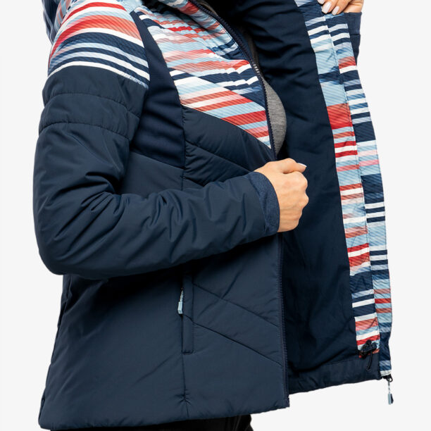 Cumpăra Geaca hibridă femei Ziener Nafalda - dark navy stripe