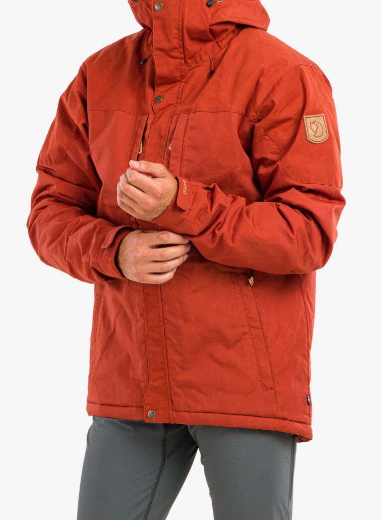 Original Geaca iarna barbati Fjallraven Skogso Padded Jacket - autumn leaf