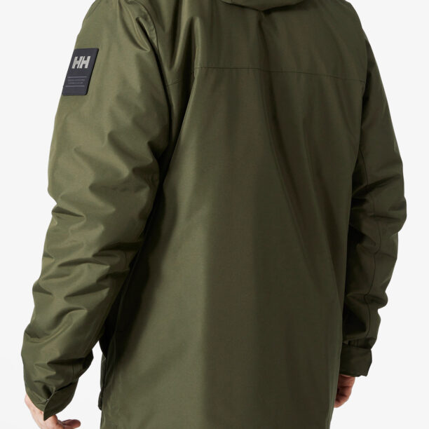 Geaca iarna barbati Helly Hansen Coastal 3.0 Parka - utility green/snow preţ