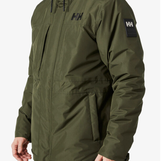 Geaca iarna barbati Helly Hansen Coastal 3.0 Parka - utility green/snow