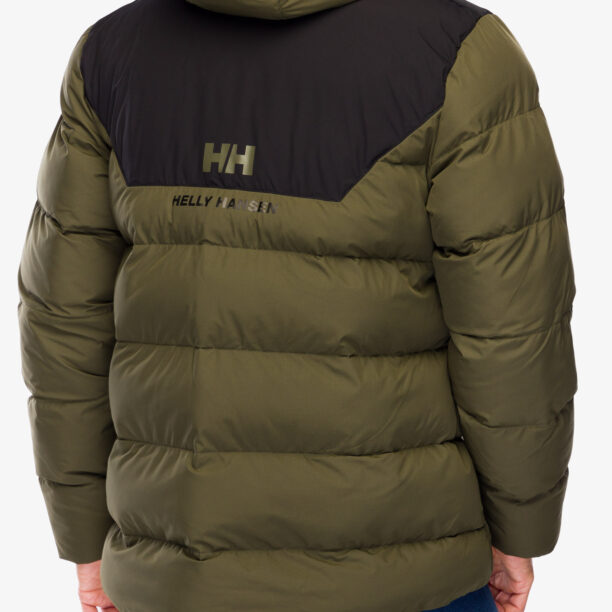 Geaca iarna barbati Helly Hansen Explorer Puffy Jacket - utility green/snow preţ