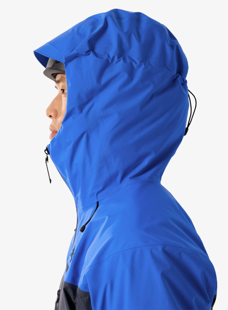 Preţ Geaca impermeabila Arcteryx Alpha Jacket - black sapphire/light vitality