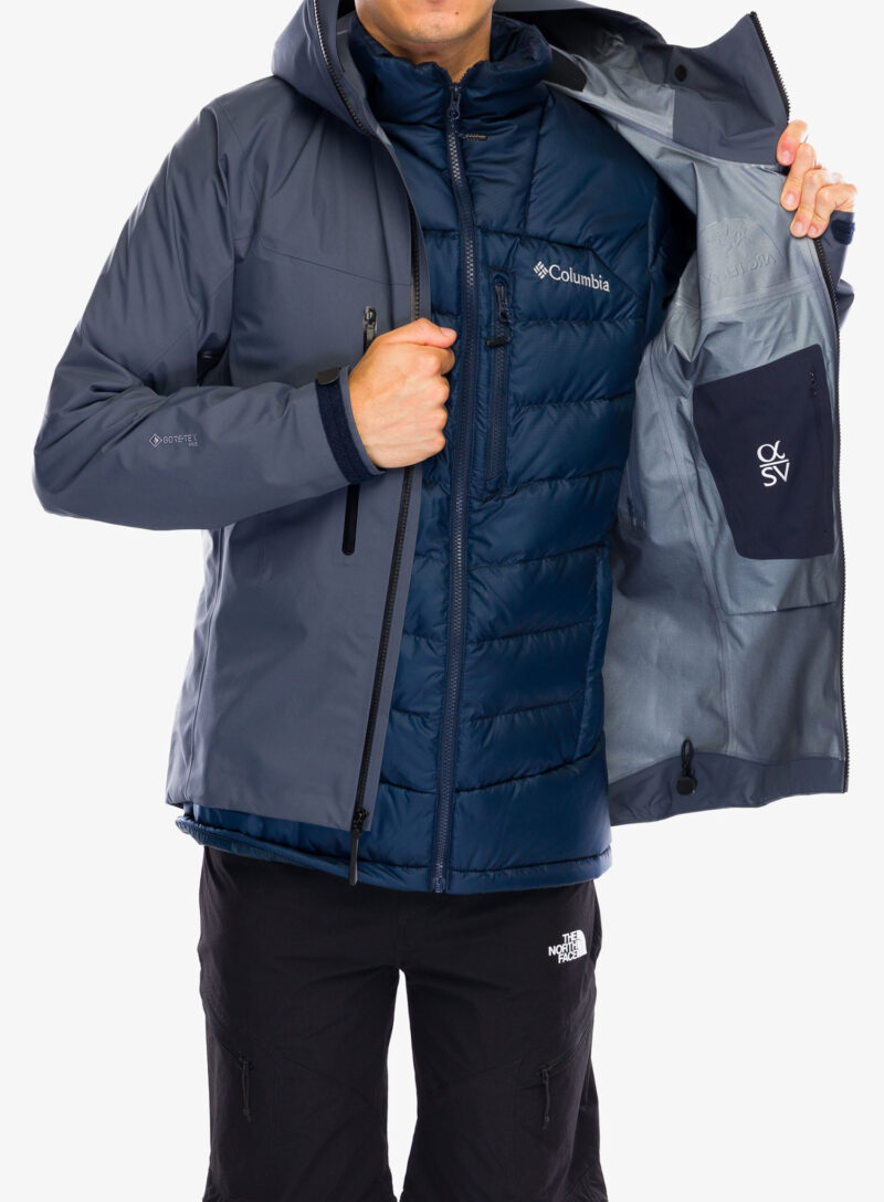 Preţ Geaca impermeabila Arcteryx Alpha SV Jacket - dk stratus