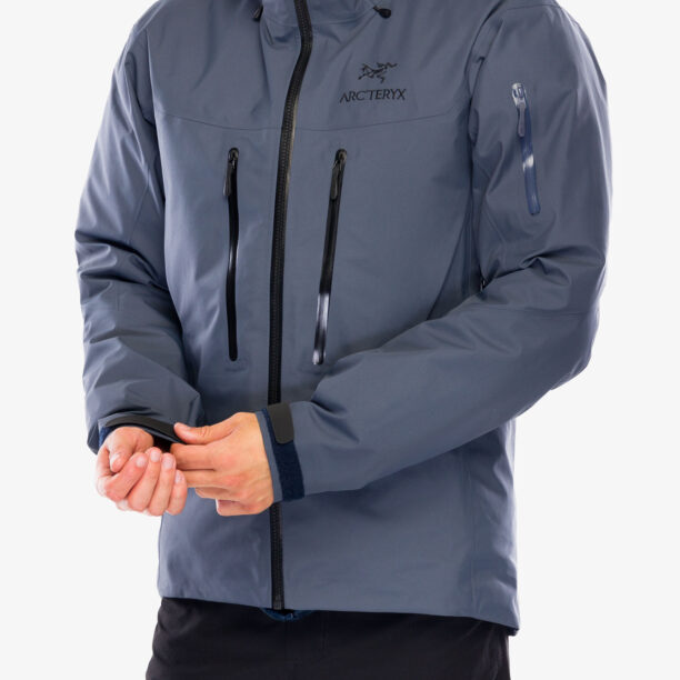 Geaca impermeabila Arcteryx Alpha SV Jacket - dk stratus