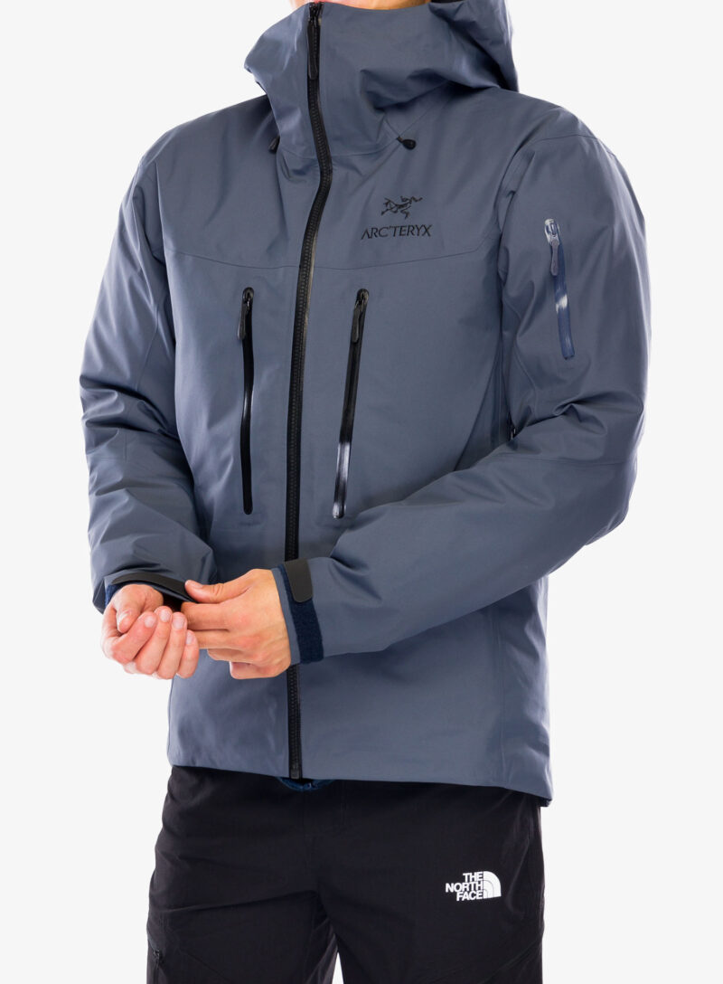 Geaca impermeabila Arcteryx Alpha SV Jacket - dk stratus