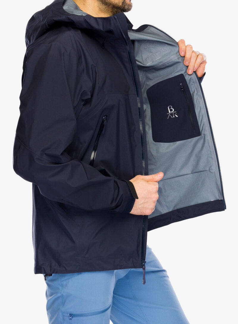 Original Geaca impermeabila Arcteryx Beta AR Jacket Stormhood - black sapphire