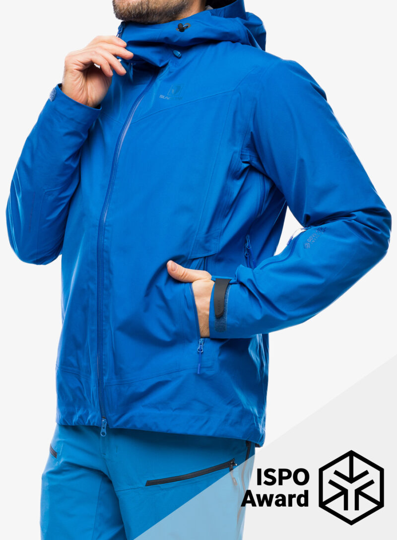 Geaca impermeabila BlackYak Kostroma Jacket - snorkel blue