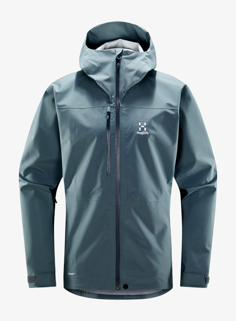 Preţ Geaca impermeabila Haglofs Front Proof Jacket - steel blue