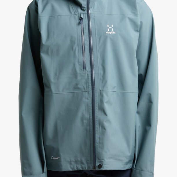 Geaca impermeabila Haglofs Front Proof Jacket - steel blue