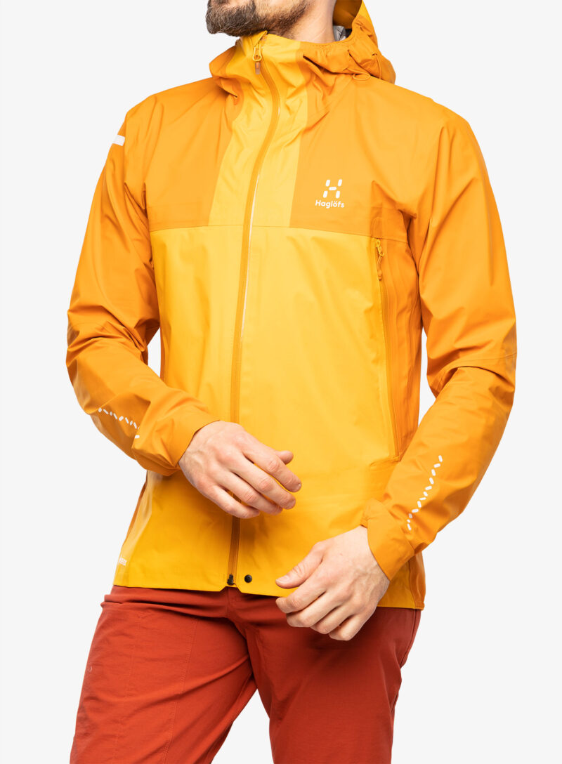 Cumpăra Geaca impermeabila Haglofs L.I.M GTX Active Jacket - desert yellow/sunny yellow