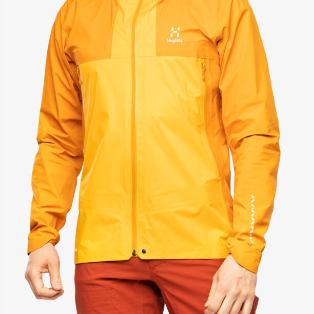 Geaca impermeabila Haglofs L.I.M GTX Active Jacket - desert yellow/sunny yellow