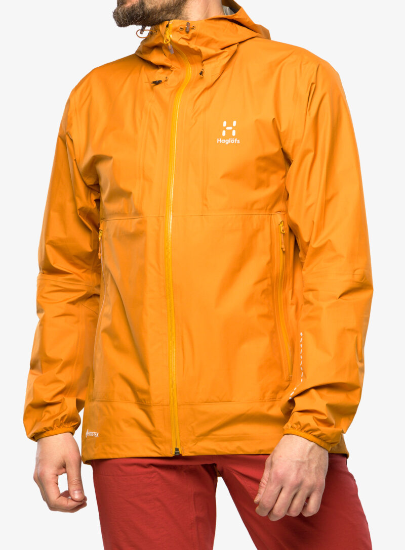 Geaca impermeabila Haglofs L.I.M GTX Jacket - desert yellow