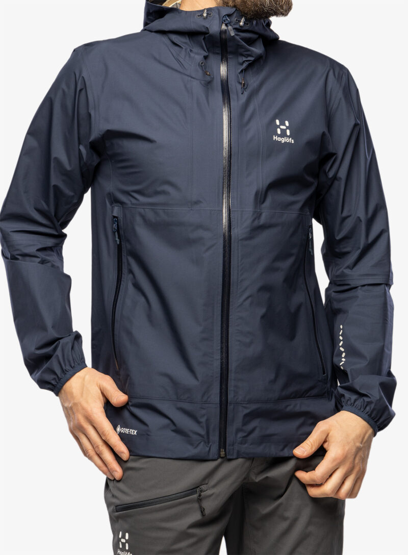 Cumpăra Geaca impermeabila Haglofs L.I.M GTX Jacket - tarn blue/blue