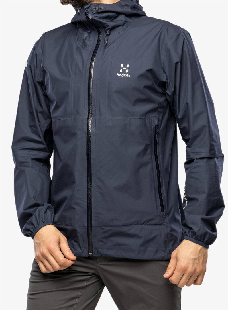 Geaca impermeabila Haglofs L.I.M GTX Jacket - tarn blue/blue