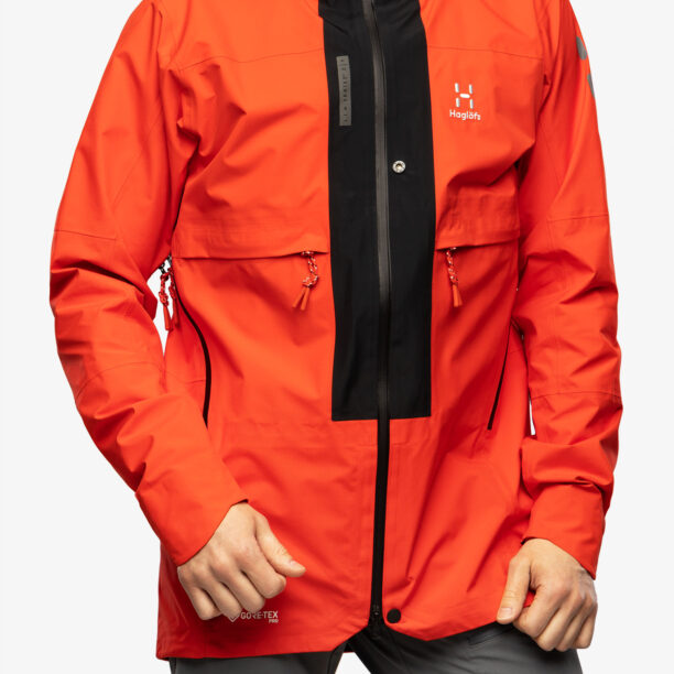 Geaca impermeabila Haglofs L.I.M ZT Trek GTX Pro Jacket - zenith red/true blk