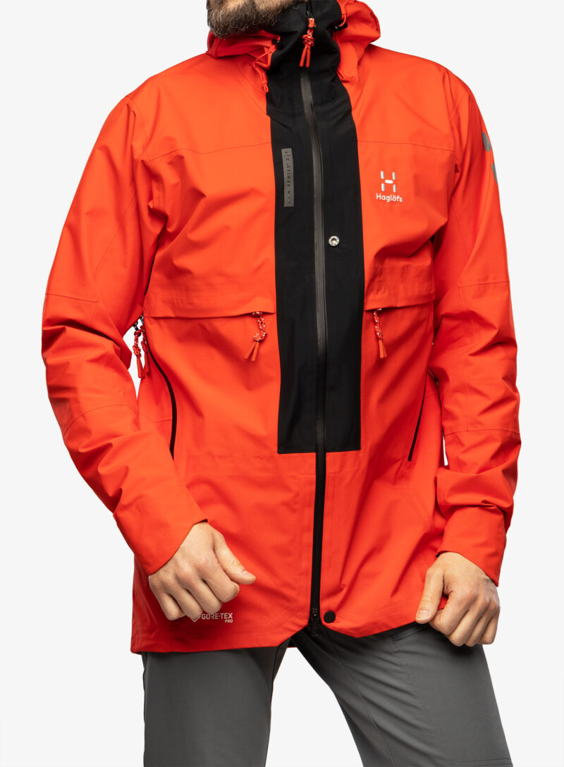 Geaca impermeabila Haglofs L.I.M ZT Trek GTX Pro Jacket - zenith red/true blk