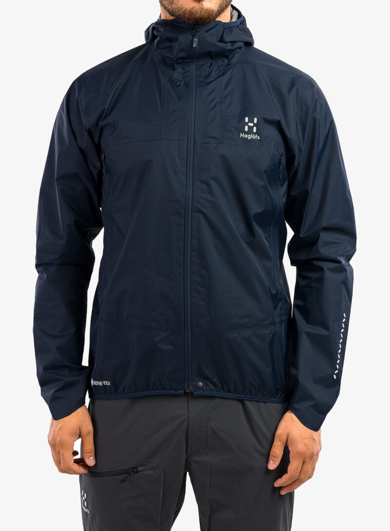 Geaca impermeabila Haglofs L.I.M. GTX Jacket - tarn blue