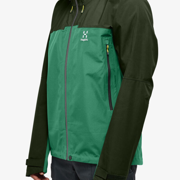 Cumpăra Geaca impermeabila Haglofs ROC Flash GTX Jacket - dk jelly green/seaweed green