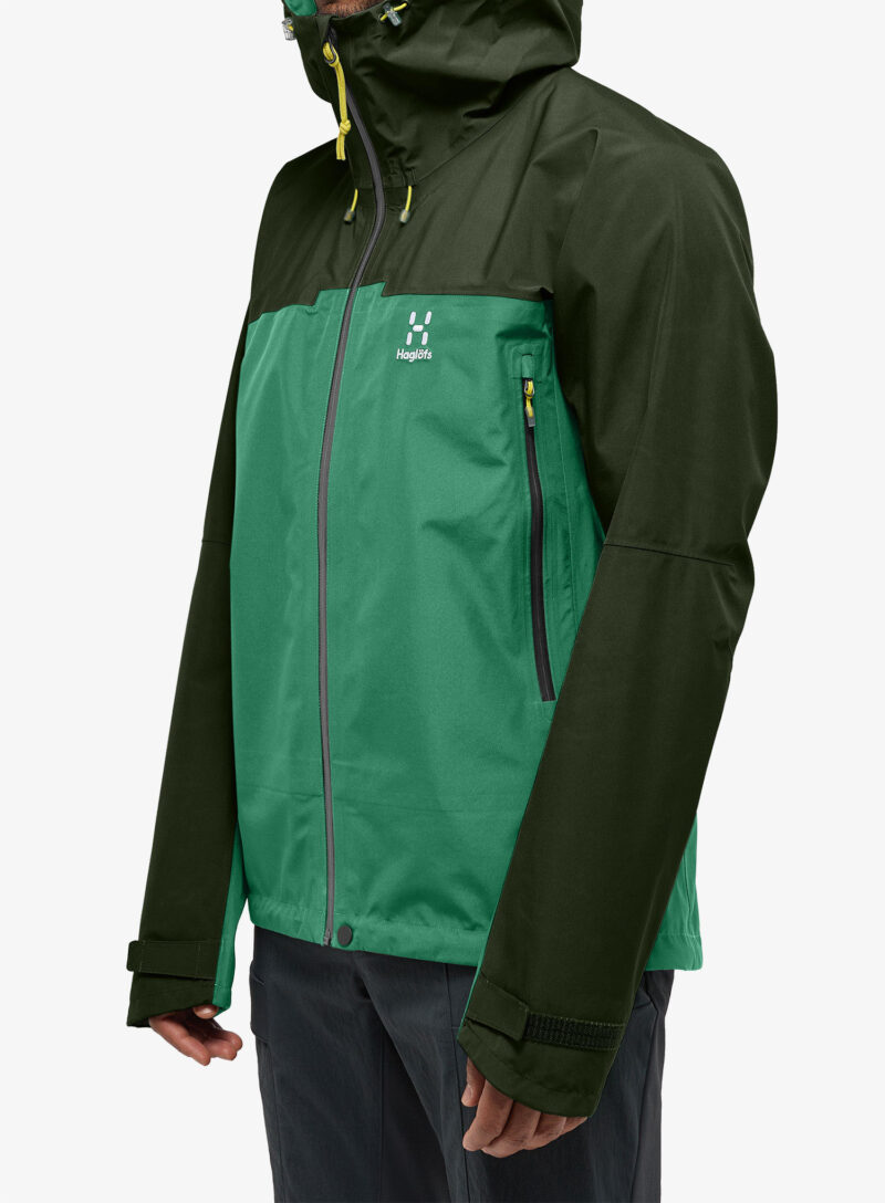 Cumpăra Geaca impermeabila Haglofs ROC Flash GTX Jacket - dk jelly green/seaweed green