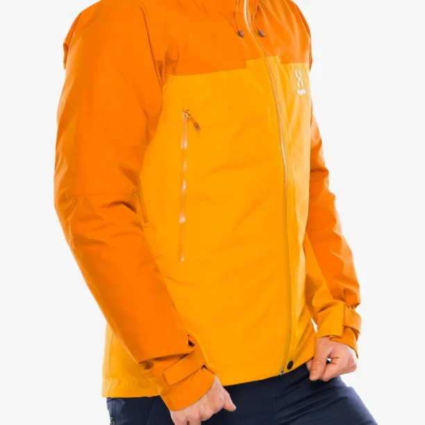 Cumpăra Geaca impermeabila Haglofs ROC Flash GTX Jacket - sunny yellow/desert yellow