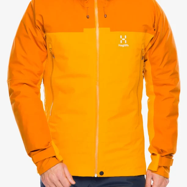 Geaca impermeabila Haglofs ROC Flash GTX Jacket - sunny yellow/desert yellow