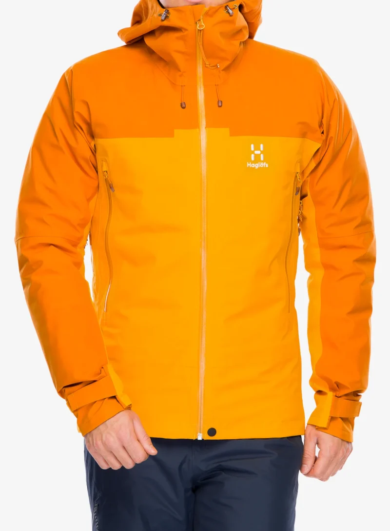 Geaca impermeabila Haglofs ROC Flash GTX Jacket - sunny yellow/desert yellow