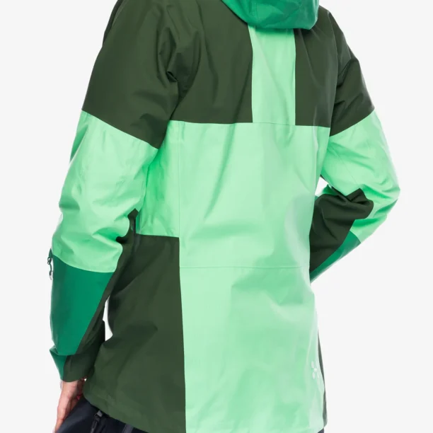 Preţ Geaca impermeabila Haglofs Spitz GTX PRO Jacket - mint stone/seaweed green