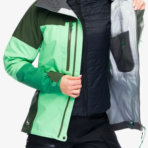 Original Geaca impermeabila Haglofs Spitz GTX PRO Jacket - mint stone/seaweed green