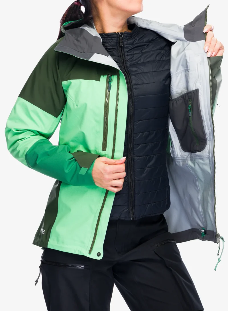 Original Geaca impermeabila Haglofs Spitz GTX PRO Jacket - mint stone/seaweed green