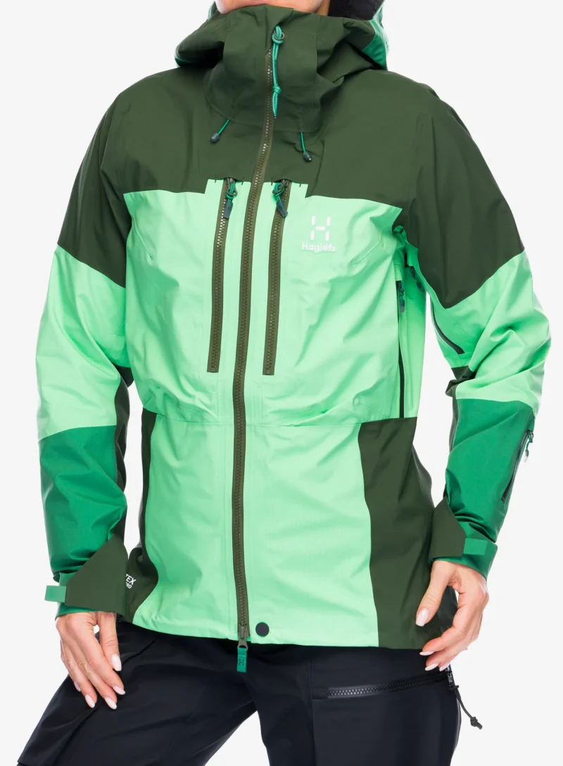 Geaca impermeabila Haglofs Spitz GTX PRO Jacket - mint stone/seaweed green