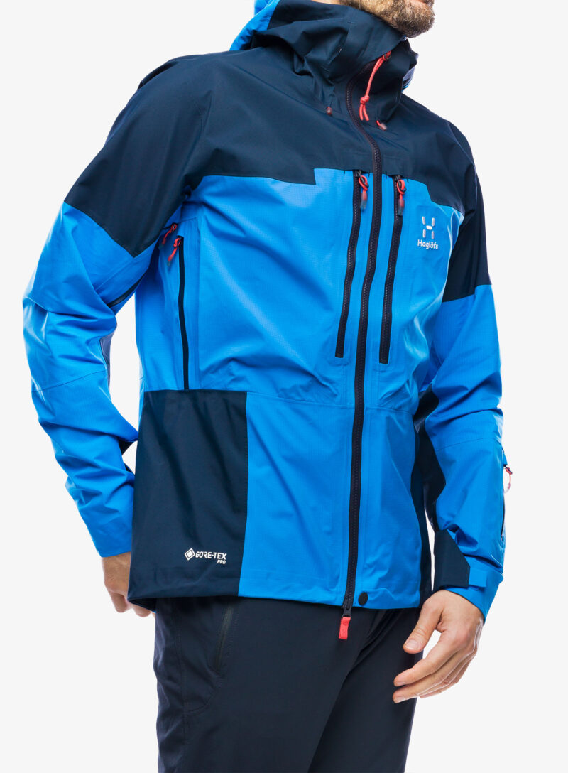 Geaca impermeabila Haglofs Spitz GTX PRO Jacket - nordic blue/tarn blue