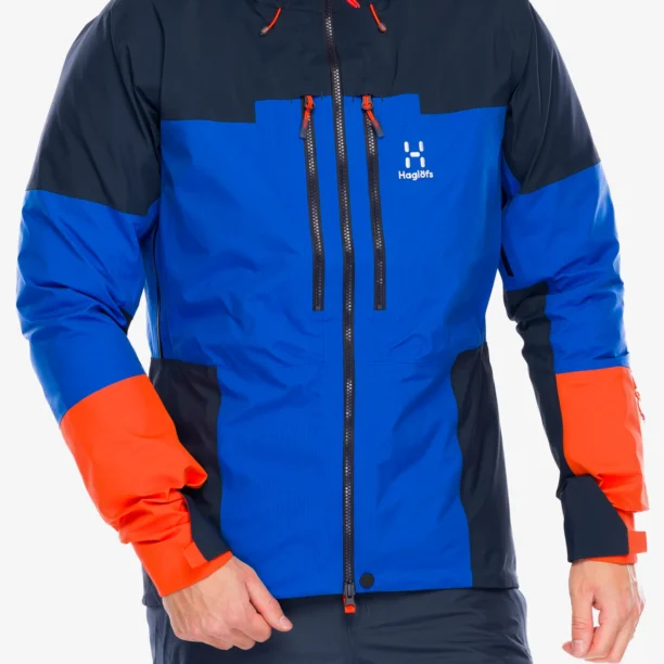 Geaca impermeabila Haglofs Spitz GTX Pro Jacket - electric blue/tarn blue