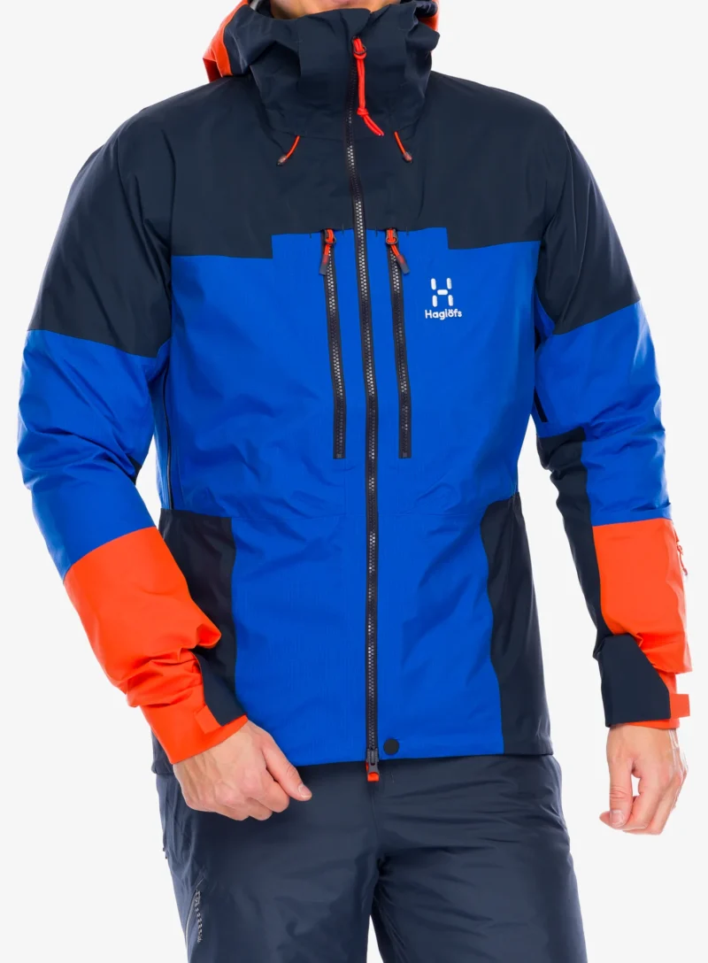 Geaca impermeabila Haglofs Spitz GTX Pro Jacket - electric blue/tarn blue