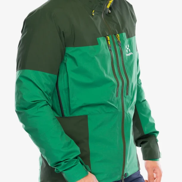 Cumpăra Geaca impermeabila Haglofs Spitz GTX Pro Jacket - seaweed green/dk jelly green