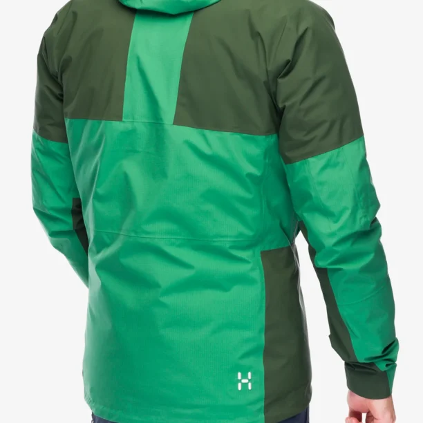 Preţ Geaca impermeabila Haglofs Spitz GTX Pro Jacket - seaweed green/dk jelly green