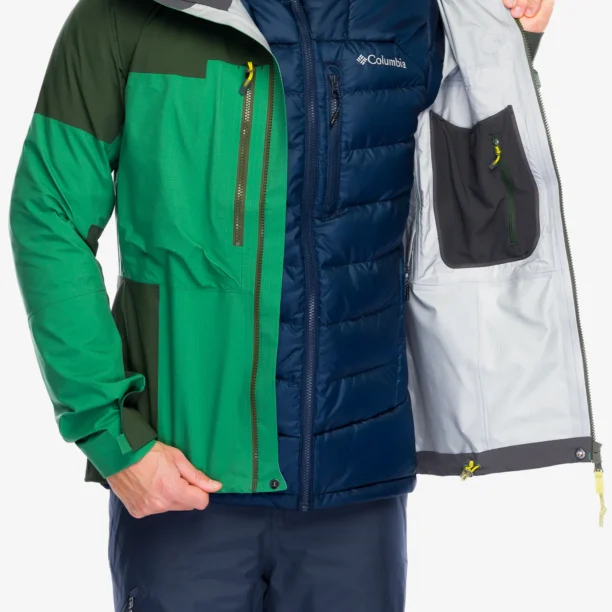 Original Geaca impermeabila Haglofs Spitz GTX Pro Jacket - seaweed green/dk jelly green