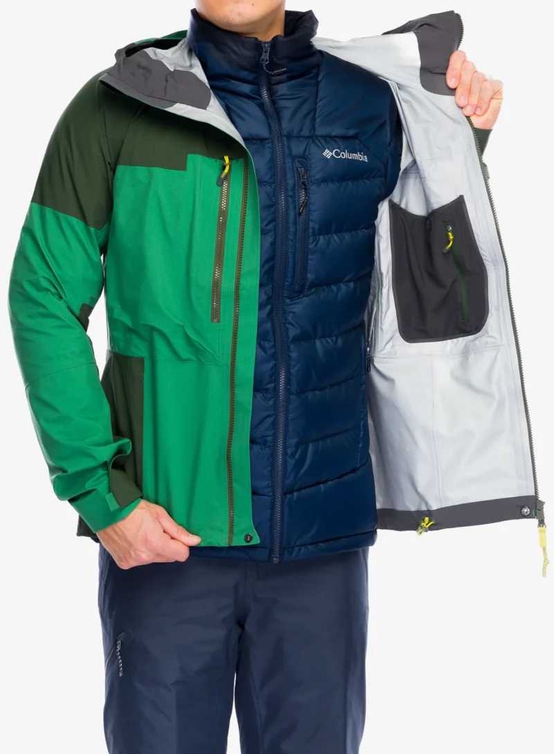 Original Geaca impermeabila Haglofs Spitz GTX Pro Jacket - seaweed green/dk jelly green