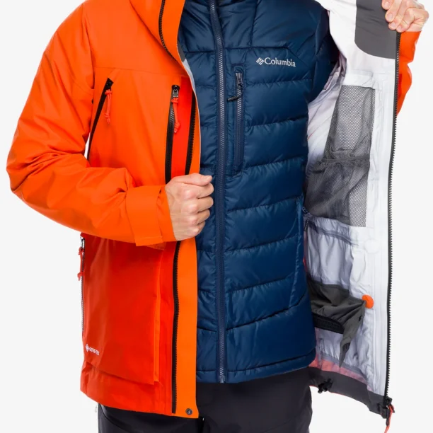 Original Geaca impermeabila Haglofs Vassi GTX Jacket - blaze orange/habanero