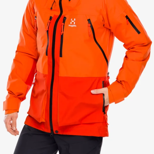 Geaca impermeabila Haglofs Vassi GTX Jacket - blaze orange/habanero