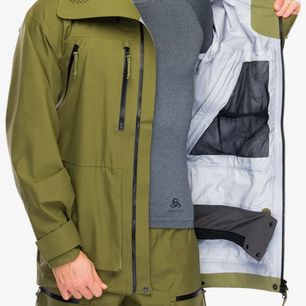 Preţ Geaca impermeabila Haglofs Vassi GTX Jacket - olive green/thyme green