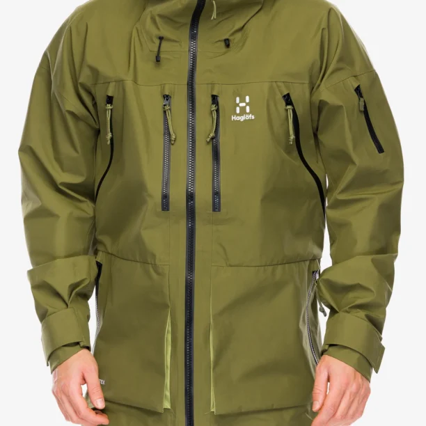 Geaca impermeabila Haglofs Vassi GTX Jacket - olive green/thyme green