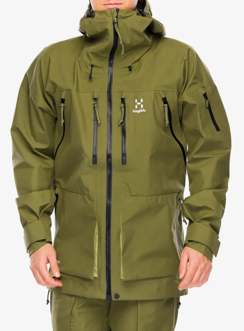 Geaca impermeabila Haglofs Vassi GTX Jacket - olive green/thyme green