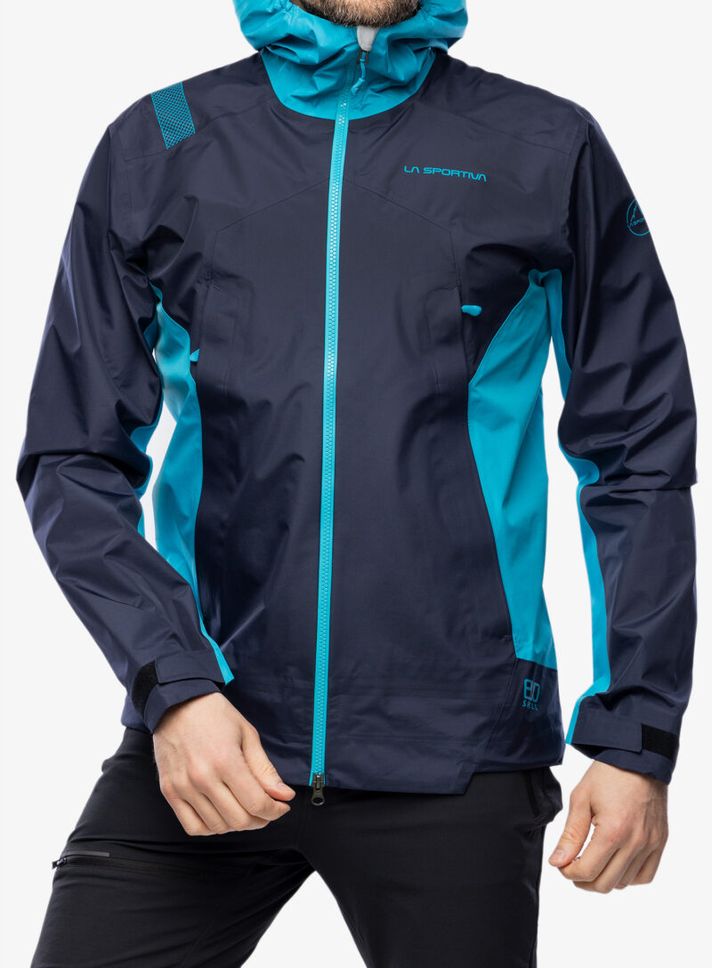 Geaca impermeabila La Sportiva Discover Shell Jacket - deep sea/tropic blue