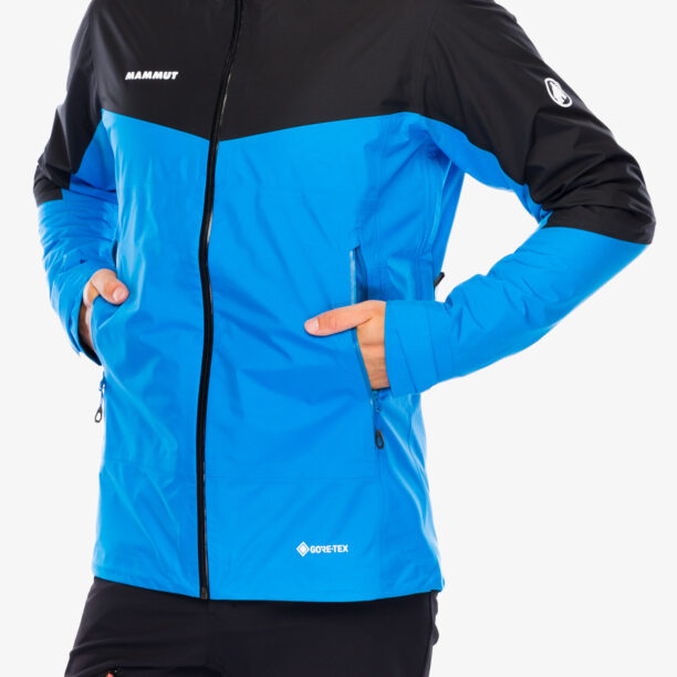 Cumpăra Geaca impermeabila Mammut Convey Tour HS Hooded Jacket - glacier blue/black