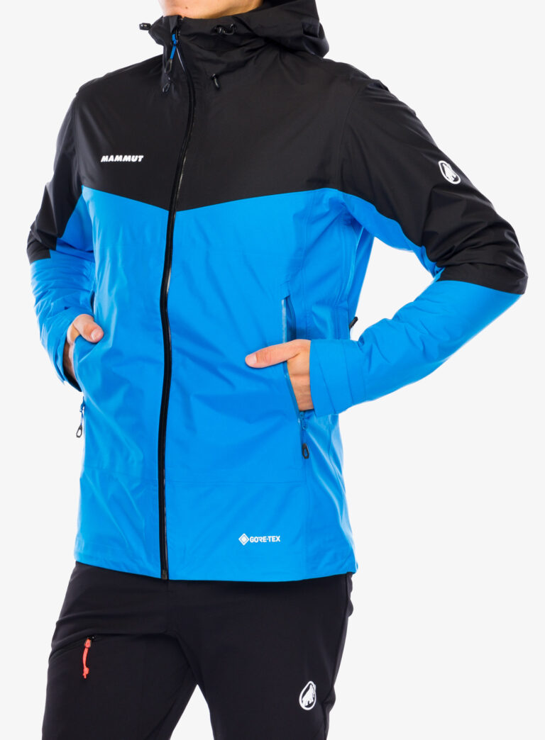 Cumpăra Geaca impermeabila Mammut Convey Tour HS Hooded Jacket - glacier blue/black