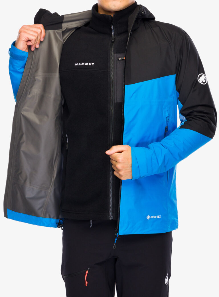 Geaca impermeabila Mammut Convey Tour HS Hooded Jacket - glacier blue/black - imagine 6