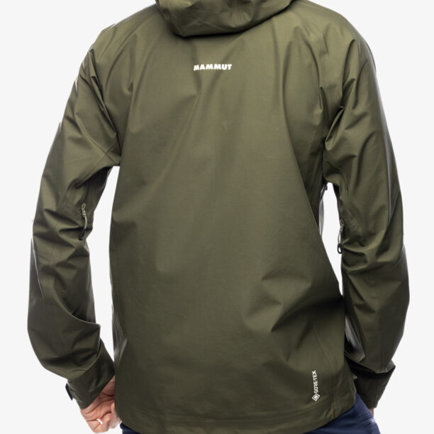 Geaca impermeabila Mammut Crater IV HS Hooded Jacket - dark marsh preţ